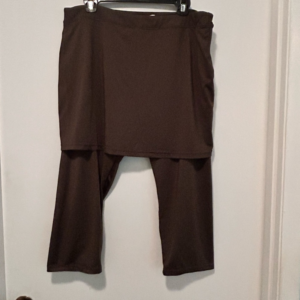 Green Leggings with attached skirt